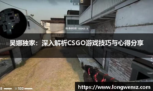 吴娜独家:深入解析CSGO游戏技巧与心得分享